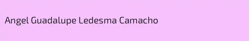 Angel Guadalupe Ledesma Camacho